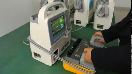 Medical Portable Biphasic Automated External Cardiac Defibrillator Monitor Price 